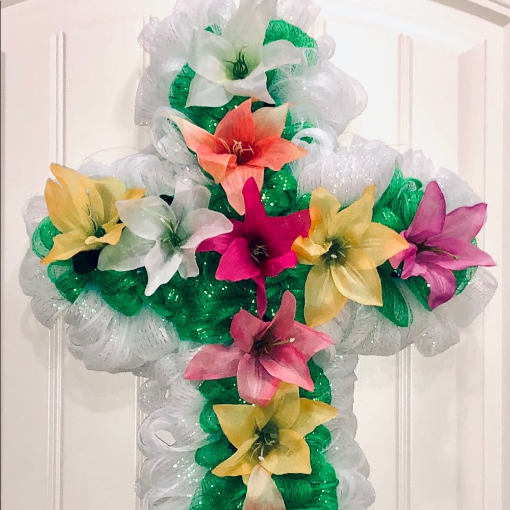 Palm Sunday “blooming Lily” cross.